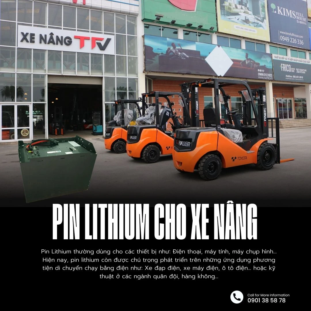 Pin Lithium 51.2V-600Ah Xe nâng hiệu - Lica Power